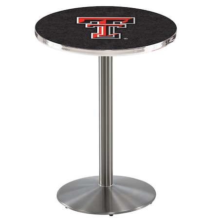42 Stainless Steel Texas Tech Pub Table